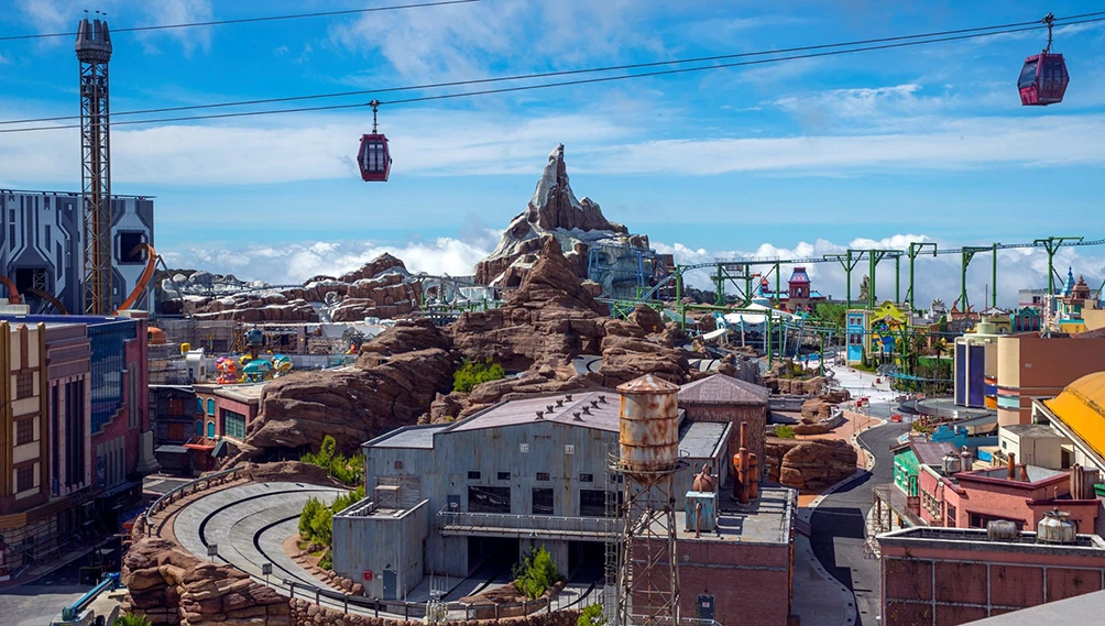 Aerial view of Genting SkyWorlds theme park